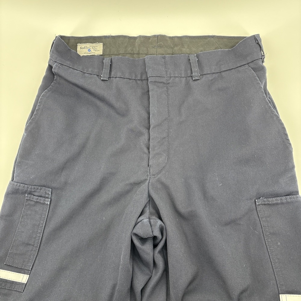 FedEx‎ Uniform Work Pants 34Rx31 Stan Herman VF Imagewear Cargo Reflective NWT